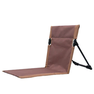 Silla de Playa Plegable Tumbona Alfombra de Playa con Respaldo Silla de Camping Portátil  Foto 1 de 4