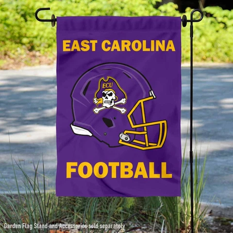 ECU Pirates Football Helmet Garden Yard Banner Cover