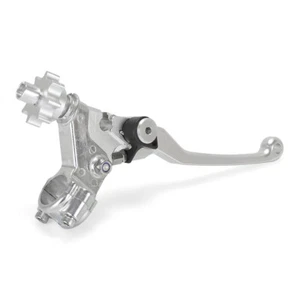 Silver Handlebar Clutch Lever Handle Perch For SUZUKI RM85 RM125/250 RMZ250/450 - Picture 1 of 5