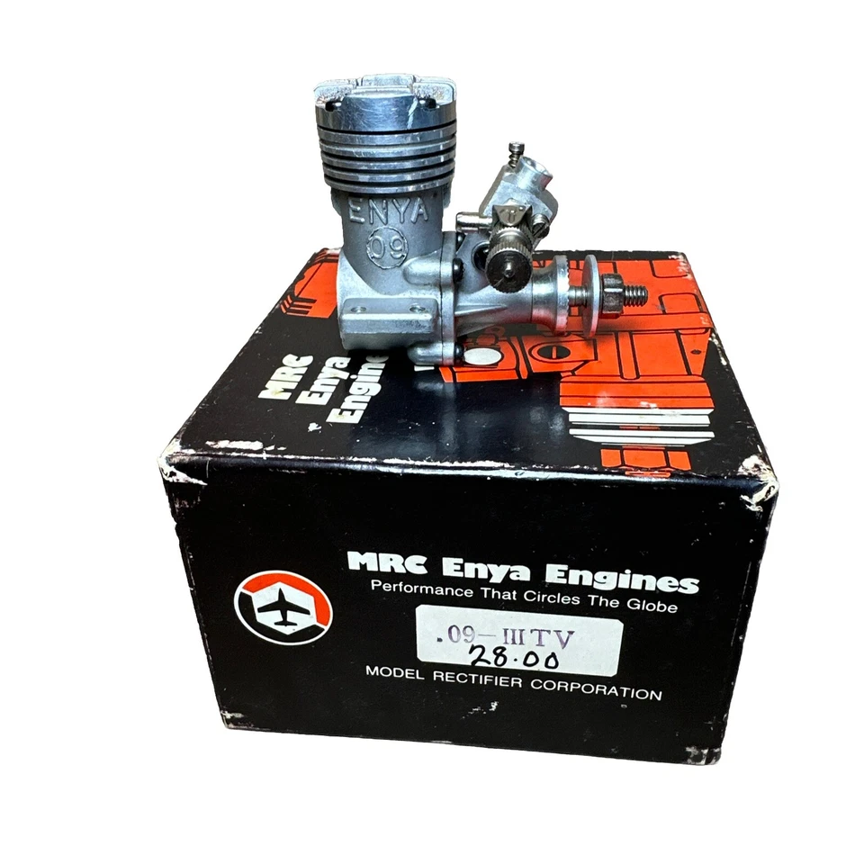 MRC Enya 09-ⅢT.V. Model Engine RC Airplane Excellent Vintage Engine - Image 1 of 4