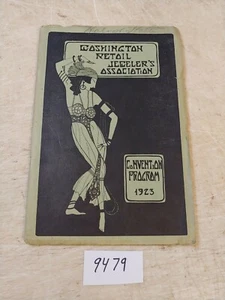 WASHINGTON RETAIL JEWELERS ASSOCIATION PROGRAM 1923 LOTS OF ADVERTISING BOOKLET - Picture 1 of 10