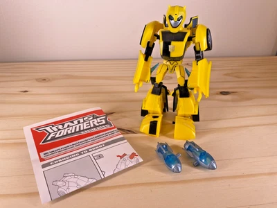 Transformers Animated BUMBLEBEE Deluxe Class transforming action figure 2008 - Image 1 of 4