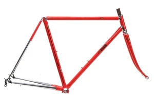 Cinelli Supercorsa Frameset 53cm Ferrari Red Columbus SLX Rim Italy NEW NOS - Picture 1 of 13
