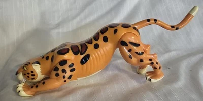 SABOR 9" Figure Disney Tarzan Orange Leopard Attack Action Pack 1999 Mattel - Image 1 of 4