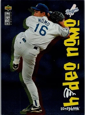 1996 Upper Deck Hideo Nomo 插入剪贴簿 3 — 第 1/2 张图片