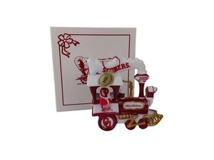 Danbury Mint 2005 OU OKLAHOMA University Sooners Santa Train Ornament NCAA  box - Picture 1 of 10