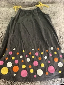 Hanna Andersson Girls Polka Dot Knit Dress Size 130 - Picture 1 of 3