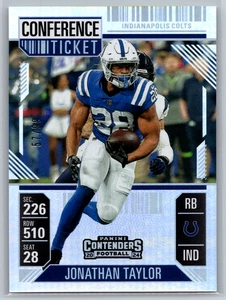 Jonathan Taylor 2024 Panini Contenders Conference Ticket /99 #43 Colts - Picture 1 of 2