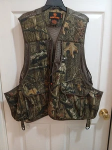 Game Winner Camo Hunting Vest Padded Quilted Vented Zip Up Pockets Mens XL/2XL - Picture 1 of 6