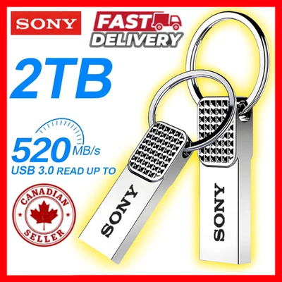 USB 3.2 Flash Drive 2TB 1TB 512GB High Speed TypeC Waterproof Disk Memory Stick - Image 1 of 4