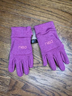 Head Sensatec Youth Luvas Grandes Roxas Tela Sensível Ao Toque Inverno Esqui Quente Neve Frio D - Imagem 1 de 4