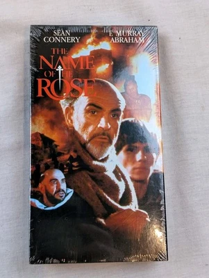 The Name Of The Rose VHS NEW Sean Connery Christian Slater SEALED - Image 1 of 4