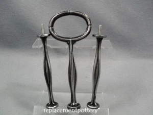 Black & Silver Finish Cake Stand Fittings/Handle 3 Tier - Picture 1 of 1