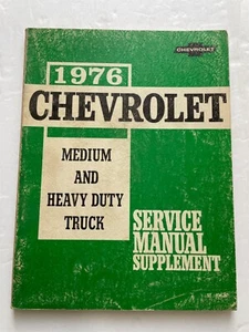 1976 Chevrolet Medium Heavy Duty Truck Service Manual Supplement Shop Book GM - Picture 1 of 2