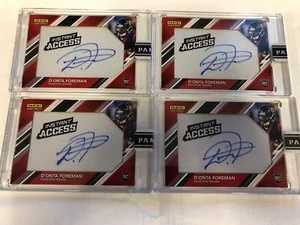 2017 Panini Instant Access D'Onta Foreman RC Autograph Auto Jersey Patch SP #/10 - Picture 1 of 2