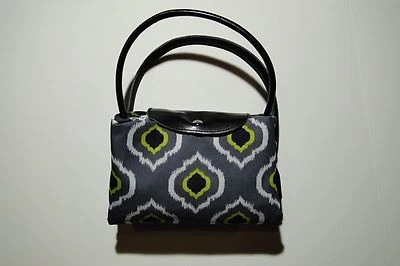 Bolso de Lona Expandible Gris, Verde, Blanco y Negro Nuevo con Etiquetas (se pliega a tamaño compacto) Foto 1 de 4