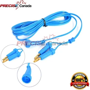 Reusable Bipolar Forceps Cable 3 Meter Autoclavable Silicon Forceps Cord EL-065 - Picture 1 of 2