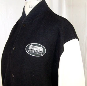Ted Turner Pictures World Wide TNN TBS T.V 95 RARE Varsity Jacket Men's Large - Picture 1 of 12