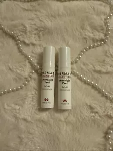 Lot Of 2- Derma-E Essentials Overnight Peel Exfoliant Facial Travel 0.25 oz/7ml - Picture 1 of 3