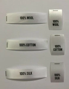 ropa etiquetas varios contenidos de fibra en el anuncio - Imagen 1 de 11