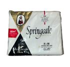 Vintage Springcale Combed Percale 81x108 No-Iron Double Bed Sheet Cotton NOS A1