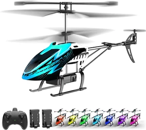 Elicotteri RC Elicottero Grande Telecomando per Bambini Adulti con Luce LED 7+1 - Foto 1 di 12