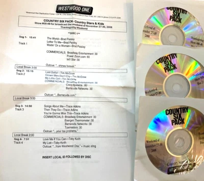 11/27/08 THANKSGIVING COUNTRY STARS & KIDS SPECIAL: TAYLOR SWIFT (2) GARTH,TRACE - Image 1 of 3