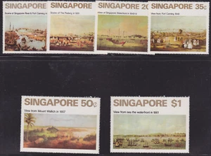 SINGAPORE #144-149 set of six Historical scenes VFNH - Picture 1 of 3
