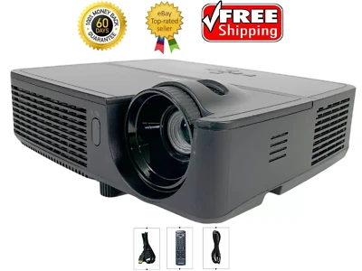 InFocus IN122 DLP Projector Professional 3200 ANSI PC 3D Ready 1080p HDMI Bundle - Image 1 of 4