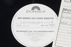 DIE MÜNCHNER & LACH UND SCHIESSGESELLSCHAFT - LP 1970 Polydor Promo Archiv-Copy  - Picture 1 of 1