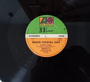 Boney M - Daddy  Cool / No Woman No Cry UK 1976 Atlantic 12" K10827 Solid Sleeve - Picture 1 of 3