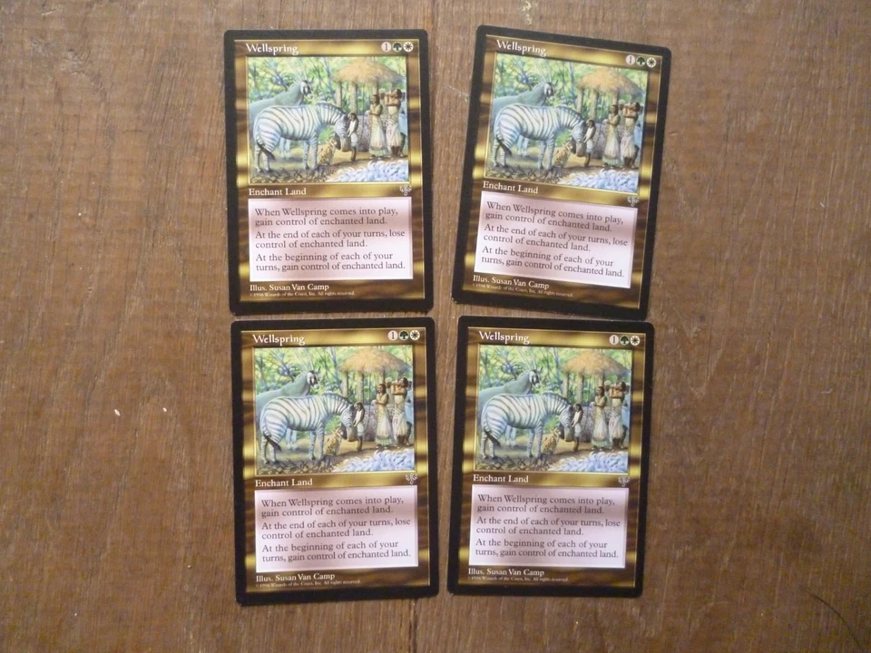 MTG 4 x Wellspring rare card Mirage Magic The Gathering - Image 1 of 1