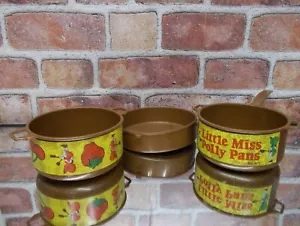 Vintage Little Miss Polly Pans Set No. 976 - Picture 1 of 9