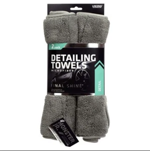 Viking Microfiber Detail Towel 2 Packs Size 16 x 12 Inch - Picture 1 of 4