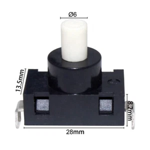 Linterna de bloqueo automático aspiradora botón pulsador interruptor momentáneo KAG-01A8 - Imagen 1 de 5