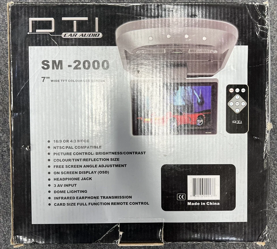 DTI SM2000 7” Car Flip Down Monitor  - Image 1 of 1