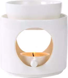 Essential Oil Burner for Scented Oil, Oil Warmer, Tealight Wax Melt Warmer, Cand - Picture 1 of 12
