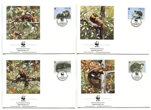 WWF G09 Ireland 4 FDC 1992 Wild Animals - Marten - Picture 1 of 1