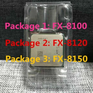 AMD FX-8100 FX-8120 FX-8150 CPU 8M Eight-Core Socket AM3+ FX Processor - Picture 1 of 6