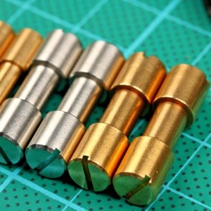 10 piezas Tornillos Manija de Cuchillo Alfileres Remaches Tuercas Corby Pernos Acero Latón Aluminio - Imagen 1 de 15