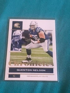 2021 Panini Chronicles Football #43 Quenton Nelson Colts NJR#2 - Foto 1 di 1