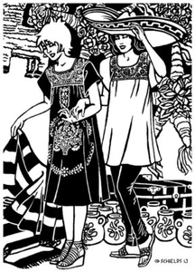 Folkwear Old Mexico Dress Mexican Tunic #142 Sewing Pattern Only - folkwear142 - Picture 1 of 1