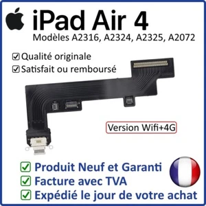 IPAD AIR 4 - NAPPE DOCK FLEX CONNECTEUR DE CHARGE 4G COULEUR BLANC - Foto 1 di 3