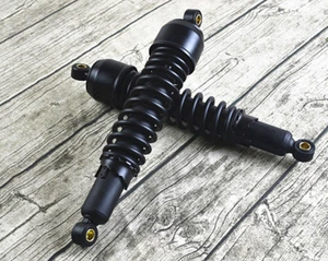 370MM Motorcycle Custom-made Rear shock absorber For Cafe Racer matt black - Bild 1 von 6