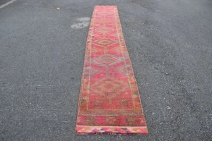 Oriental Rugs, Vintage Rug, Turkish Rug, 2.2x13.4 ft Runner Rugs, Antique Rugs - Picture 1 of 6