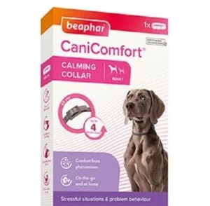 2x Beaphar CaniComfort Calming Collar Adult Dog 65cm Fear Of Fireworks Or Barkin - Picture 1 of 1