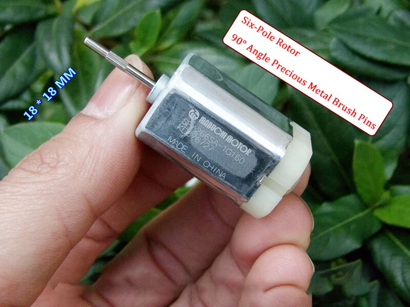 Six-pole rotor high torque car folding mirror DC12V precision square DC motor - Image 1 of 4