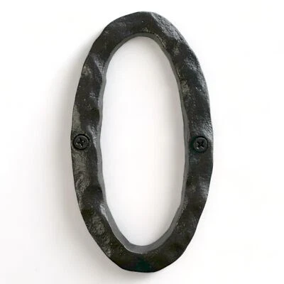 Rustic Cast Iron Black House Numbers for Outside Rust Resistant Metal House N... - Image 1 of 4
