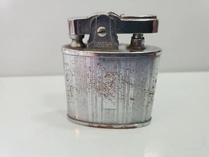 Vintage Working OMEGA Standard Silver Tone Cigarette Lighter 4469/32 - Picture 1 of 5