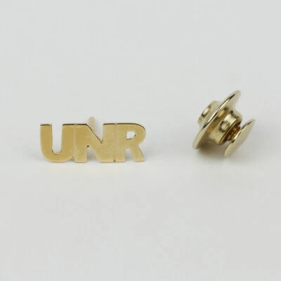 14k Yellow Gold UNR University of Nevada Reno Tie Tack/Lapel Pin - Image 1 of 2
